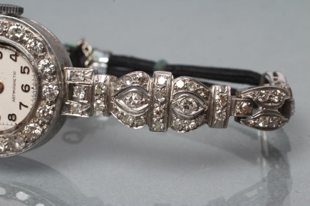 A DIAMOND COCKTAIL WATCH Image