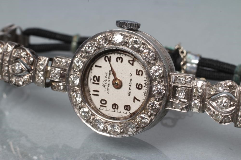 A DIAMOND COCKTAIL WATCH Image