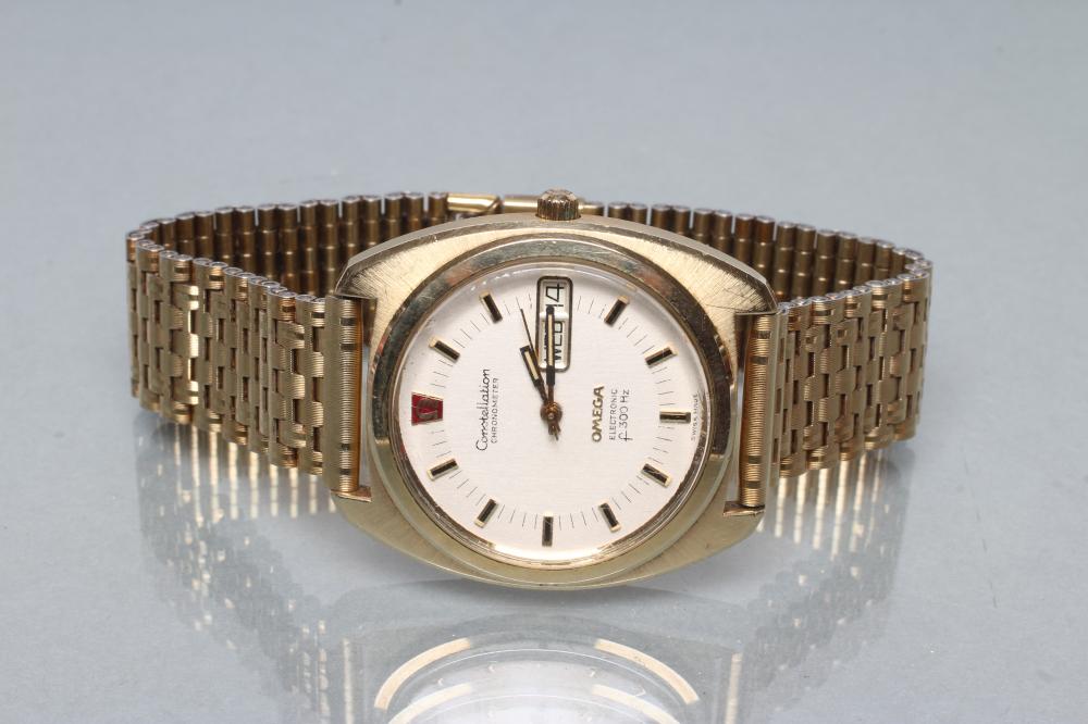 A GENTLEMAN'S OMEGA CONSTELLATION ELECTRONIC CHRONOMETER Image