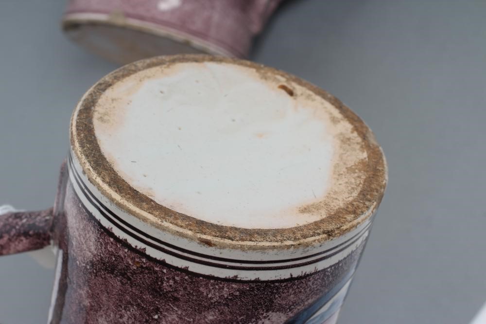 TWO GERMAN FAIENCE STEINS Image