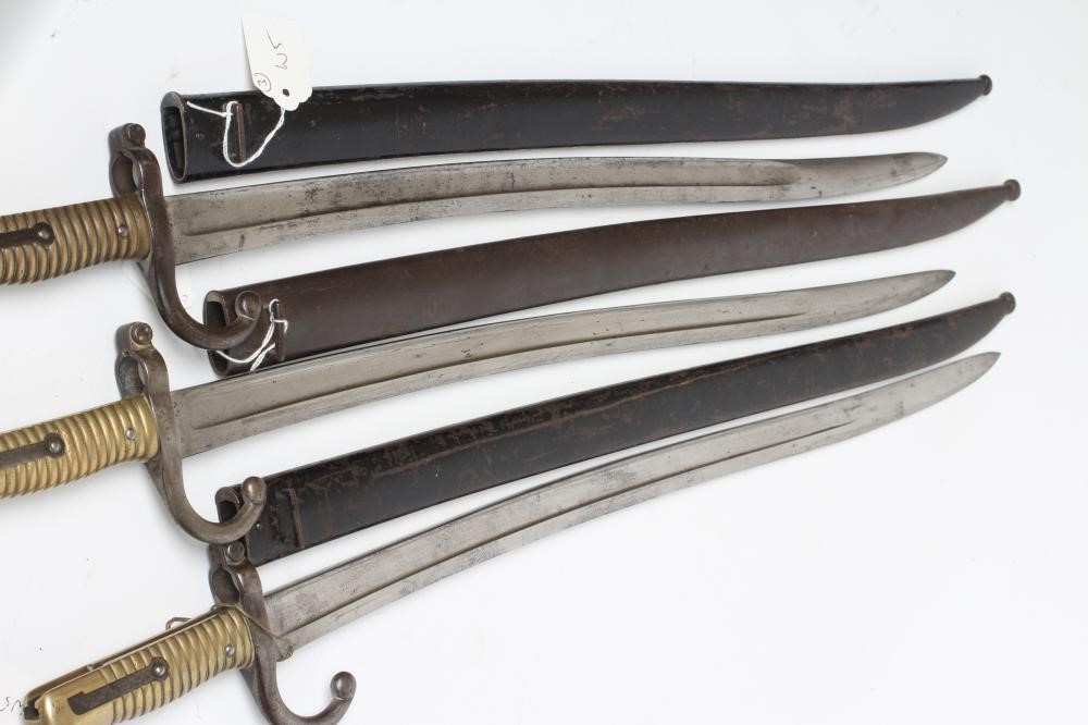 THREE M1866 FRENCH BAYONETS Image