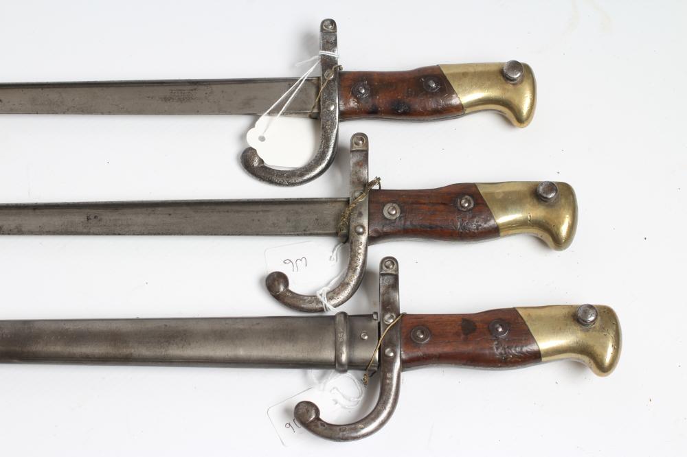 THREE M1874 FRENCH BAYONETS Image