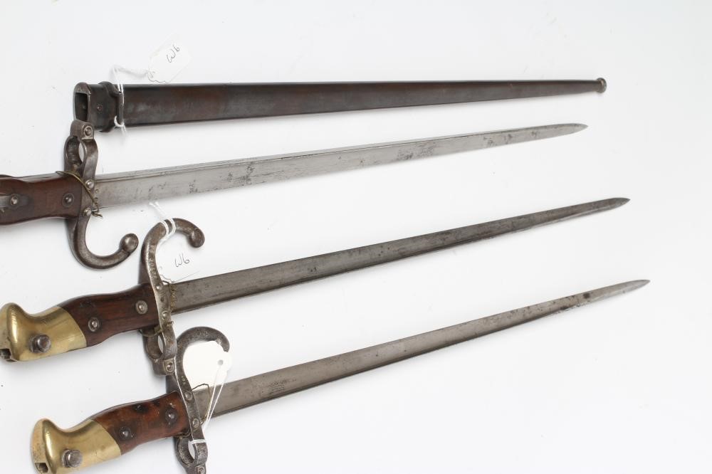 THREE M1874 FRENCH BAYONETS Image