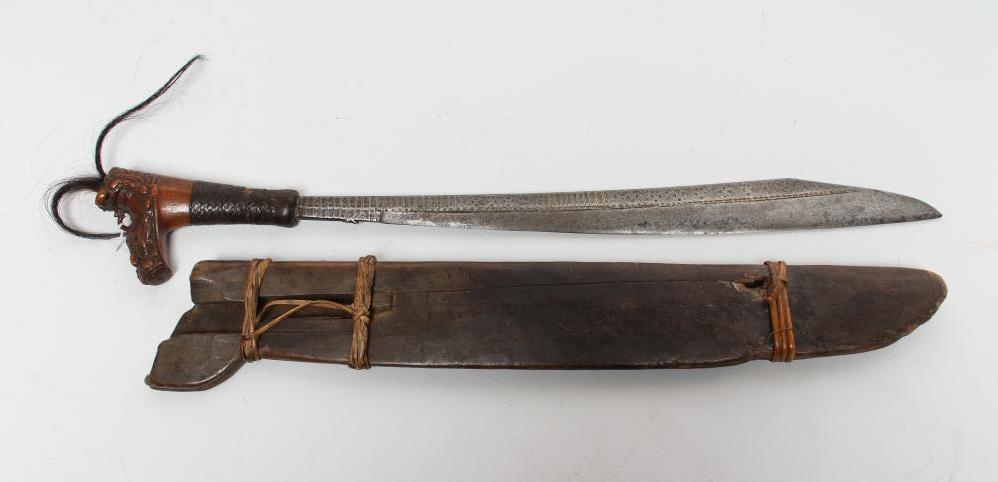 A DAYAK MANDAU HEADHUNTERS SWORD Image