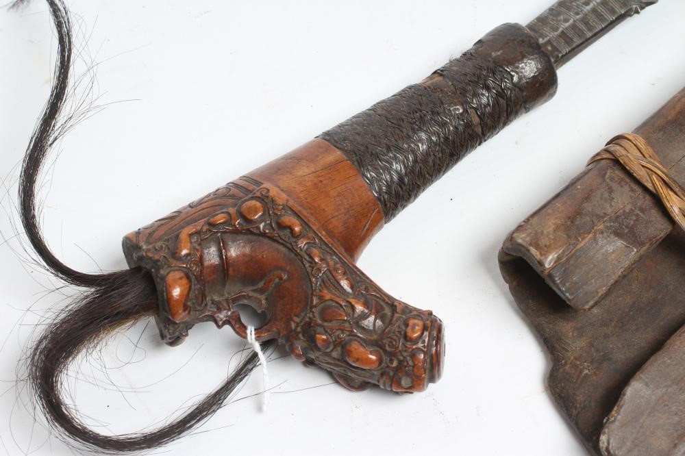 A DAYAK MANDAU HEADHUNTERS SWORD Image