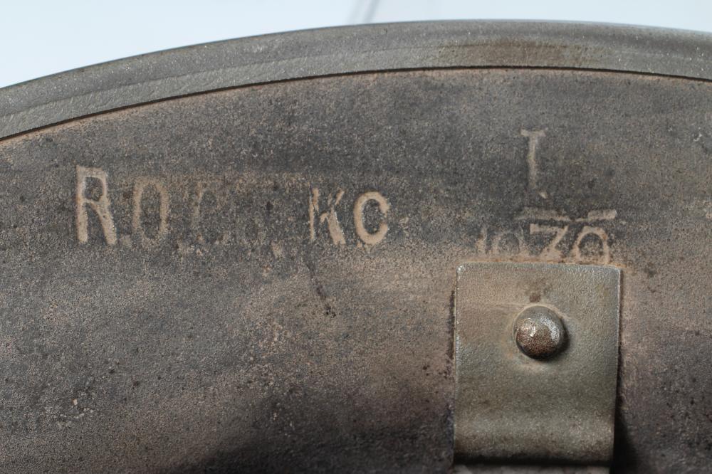 A BRITISH WWI HELMET with faux leather webbing Image