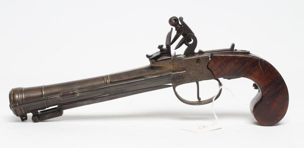 A FLINTLOCK BLUNDERBUSS PISTOL BY WHITE Image