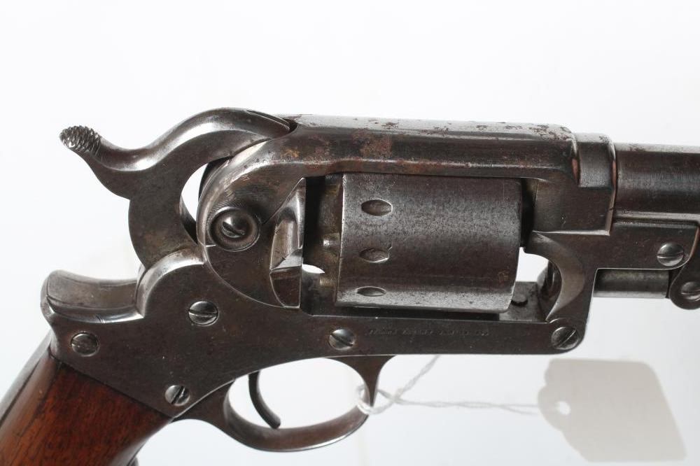 A STARR ARMS PERCUSSION REVOLVER with 8" rifled barrel Image