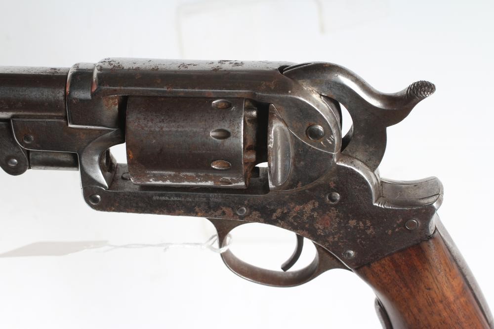 A STARR ARMS PERCUSSION REVOLVER with 8" rifled barrel Image
