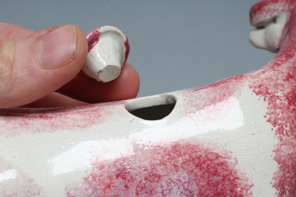 A STAFFORDSHIRE POTTERY COW CREAMER Image