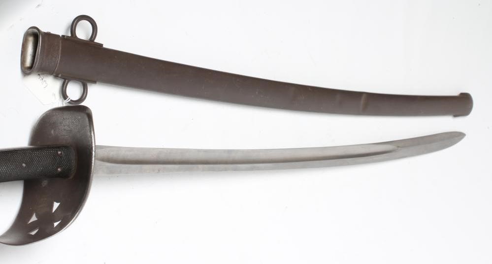 AN 1885 PATTERN CAVALRY TROOPER'S SWORD with 34 1/2" curved blade Image