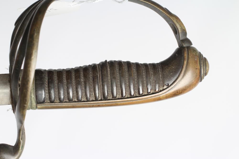 A VICTORIAN OFFICER'S SWORD with 33 1/2" blade Image