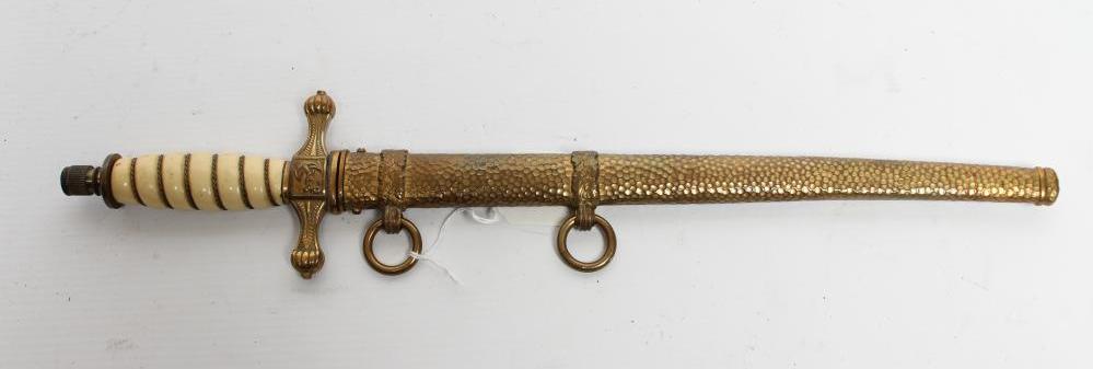 A PART COMPLETE THIRD REICH NAVAL OFFICER'S DAGGER Image