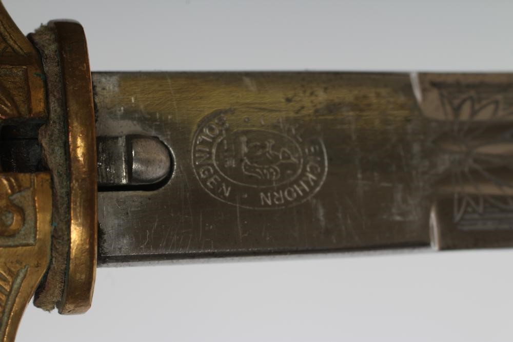 A PART COMPLETE THIRD REICH NAVAL OFFICER'S DAGGER Image