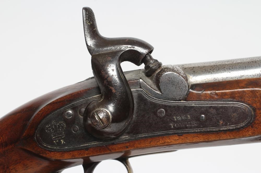 A TOWER PERCUSSION PISTOL with 6" barrel Image