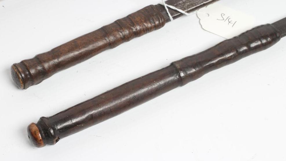 TWO MASAI SEME SWORDS Image