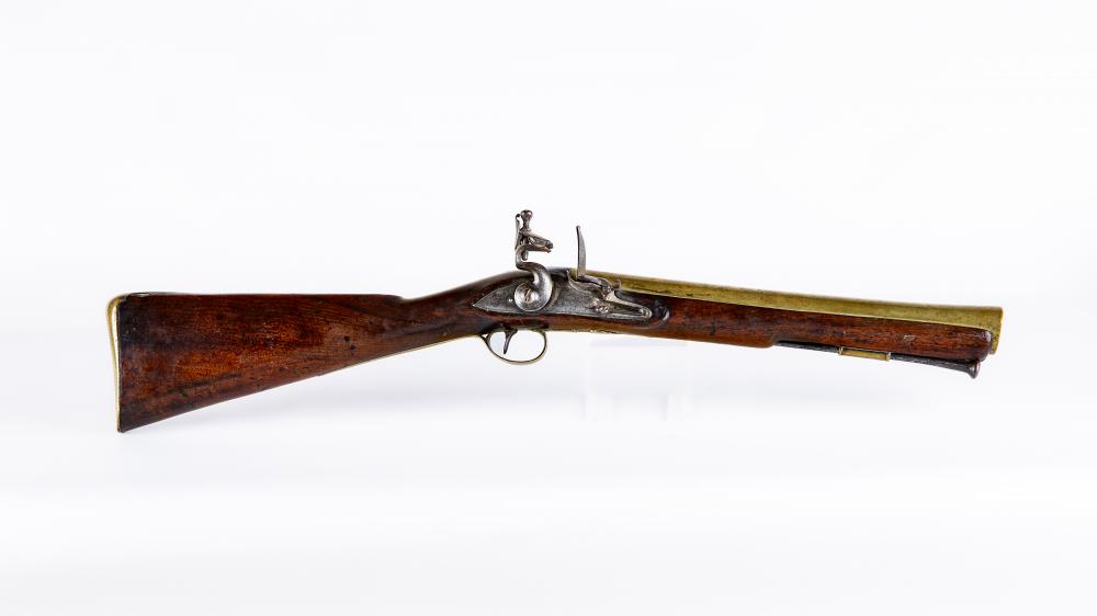 A FLINTLOCK BLUNDERBUSS BY WILKINSON Image