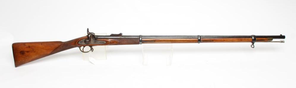 A BRITISH 1855 PERCUSSION MUSKET with 38" rifled barrel Image