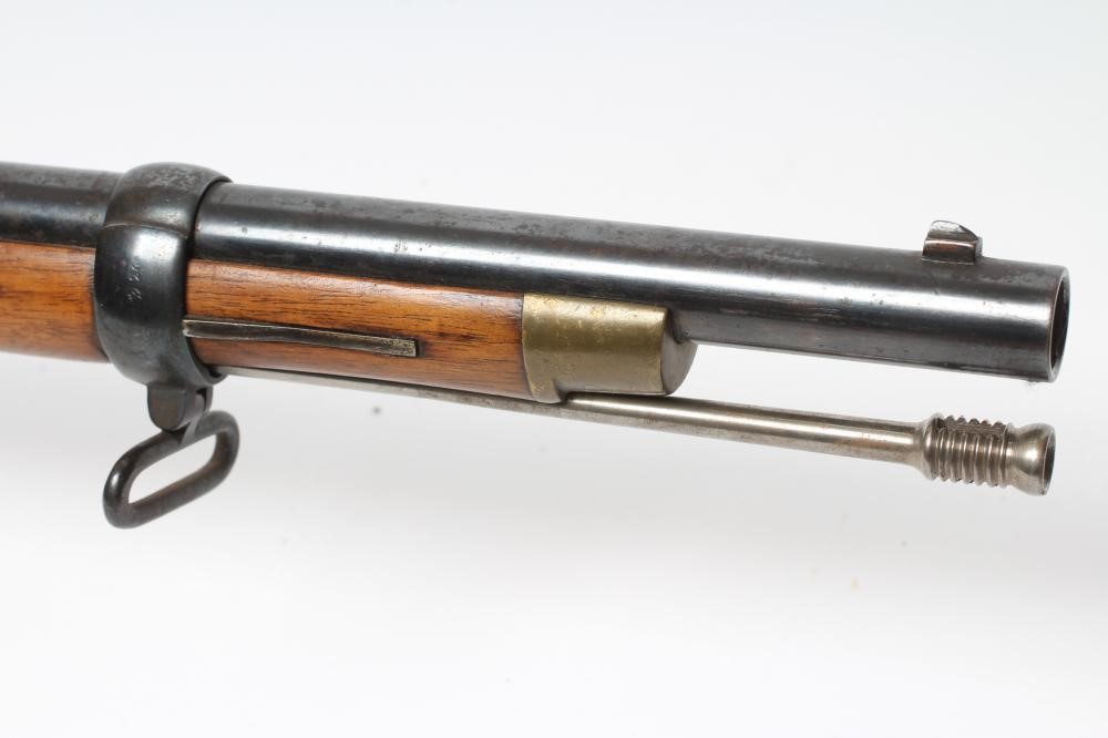 A BRITISH 1855 PERCUSSION MUSKET with 38" rifled barrel Image