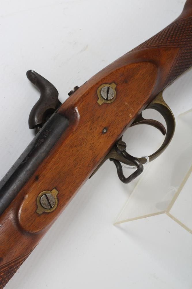 A BRITISH 1855 PERCUSSION MUSKET with 38" rifled barrel Image