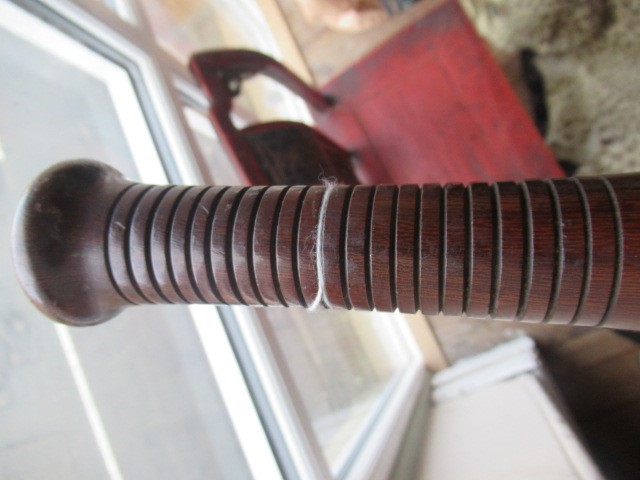 TWO VICTORIAN CEREMONIAL POLICE TRUNCHEONS Image