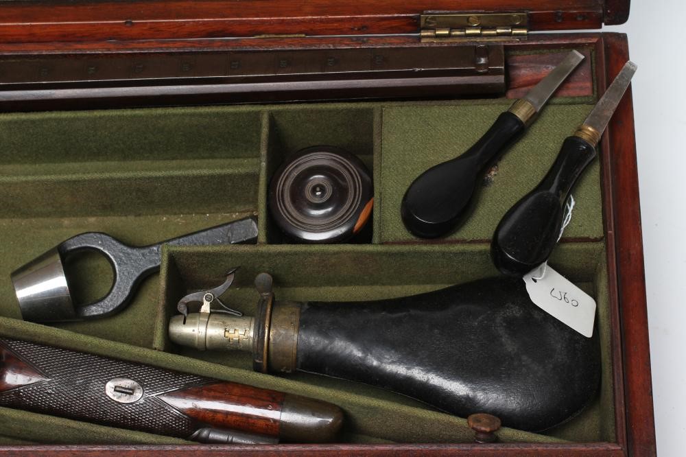 A RARE JOHN REEVES & CO.  .465 PERCUSSION WHITWORTH RIFLE Image