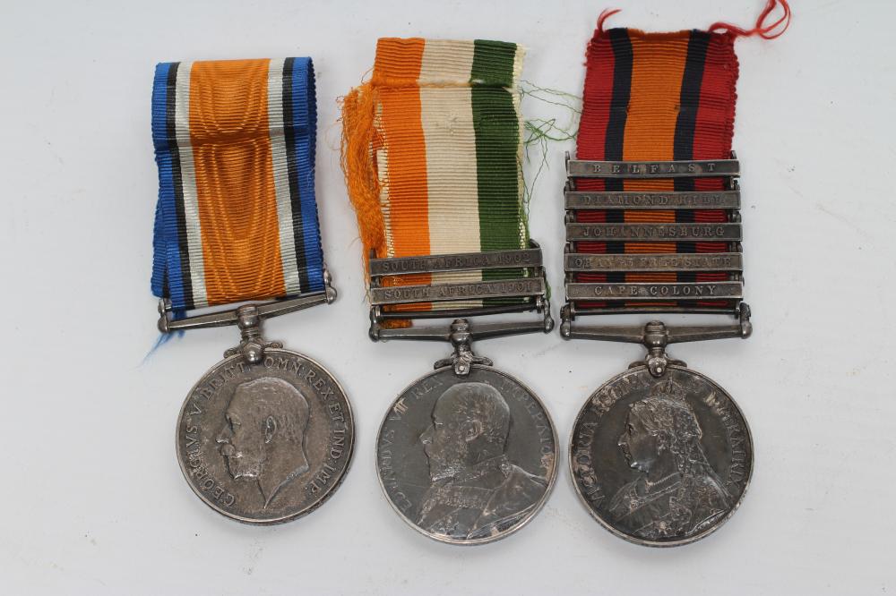 A FAMILY OF MEDALS awarded to T. Rawnsley Image