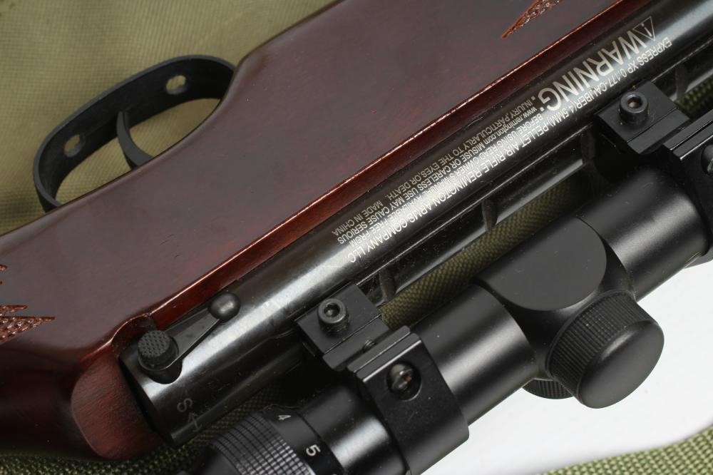 A REMINGTON EXPRESS XP .177 AIR RIFLE with 19" barrel Image