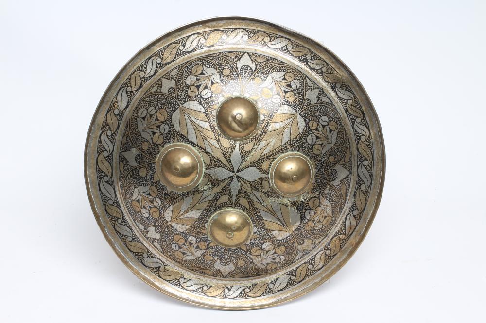 AN INDIAN DHAL SHIELD of convex form Image