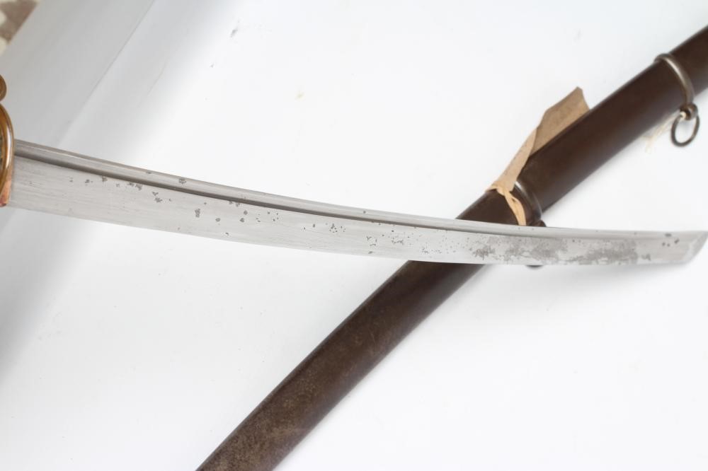 A JAPANESE CAVALRY OFFICER'S SWORD with 26" katana style blade Image