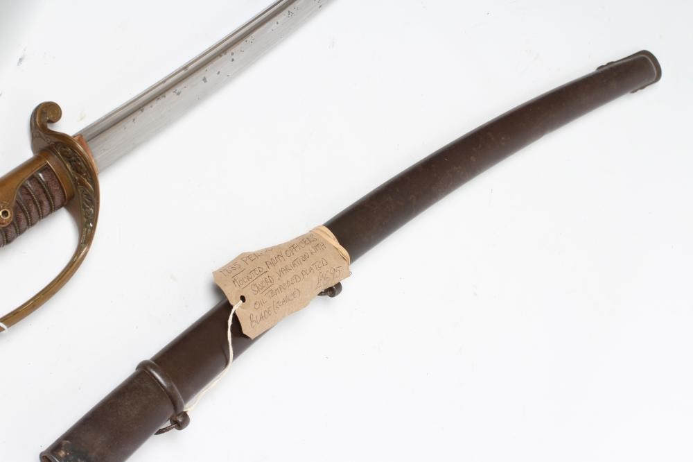 A JAPANESE CAVALRY OFFICER'S SWORD with 26" katana style blade Image