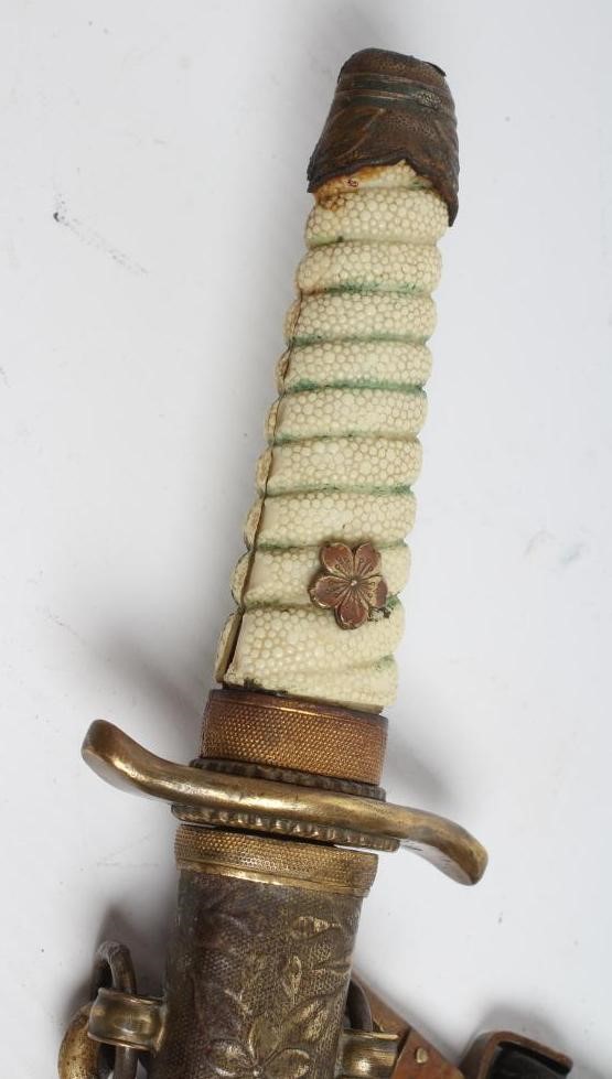 A JAPANESE NAVAL DIRK with 8 1/2" blade Image