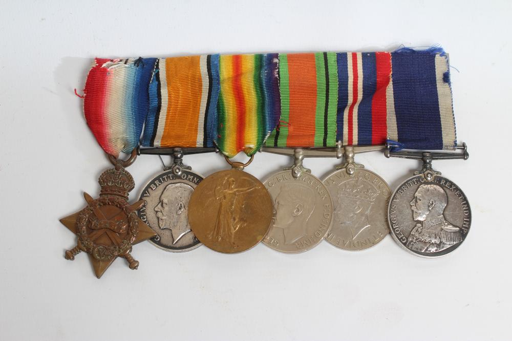 A FAMILY OF MEDALS from the First and Second World Wars Image