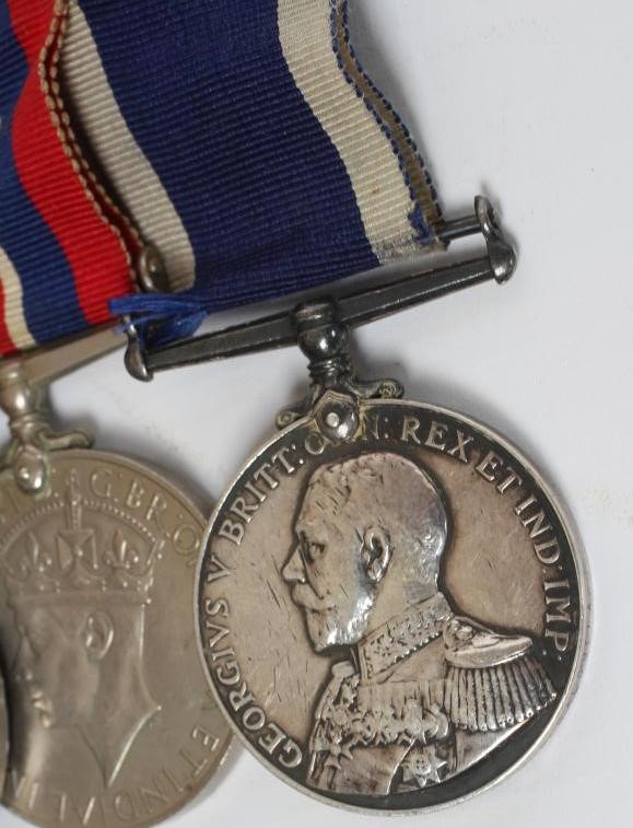 A FAMILY OF MEDALS from the First and Second World Wars Image