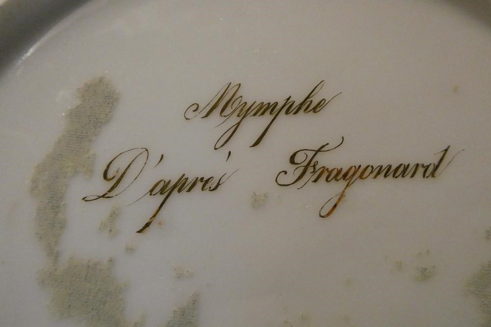 A SET OF NINE FRENCH PORCELAIN CABINET PLATES Image