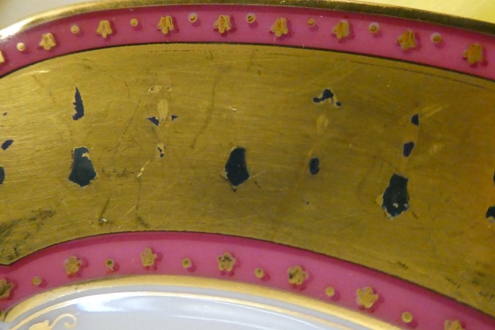 A SET OF NINE FRENCH PORCELAIN CABINET PLATES Image