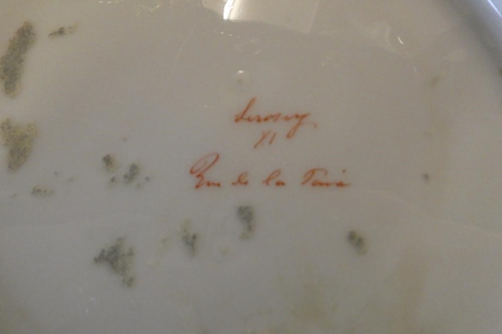 A SET OF NINE FRENCH PORCELAIN CABINET PLATES Image