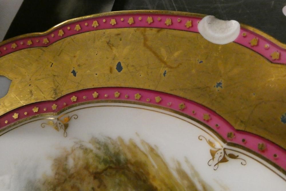 A SET OF NINE FRENCH PORCELAIN CABINET PLATES Image