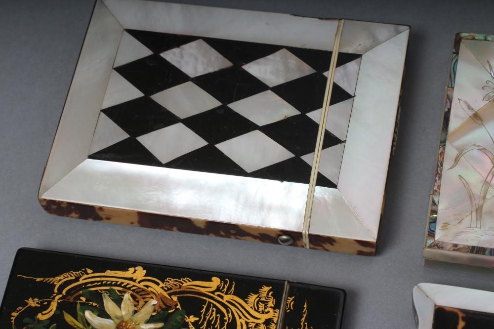 THREE VICTORIAN VISITING CARD CASES Image