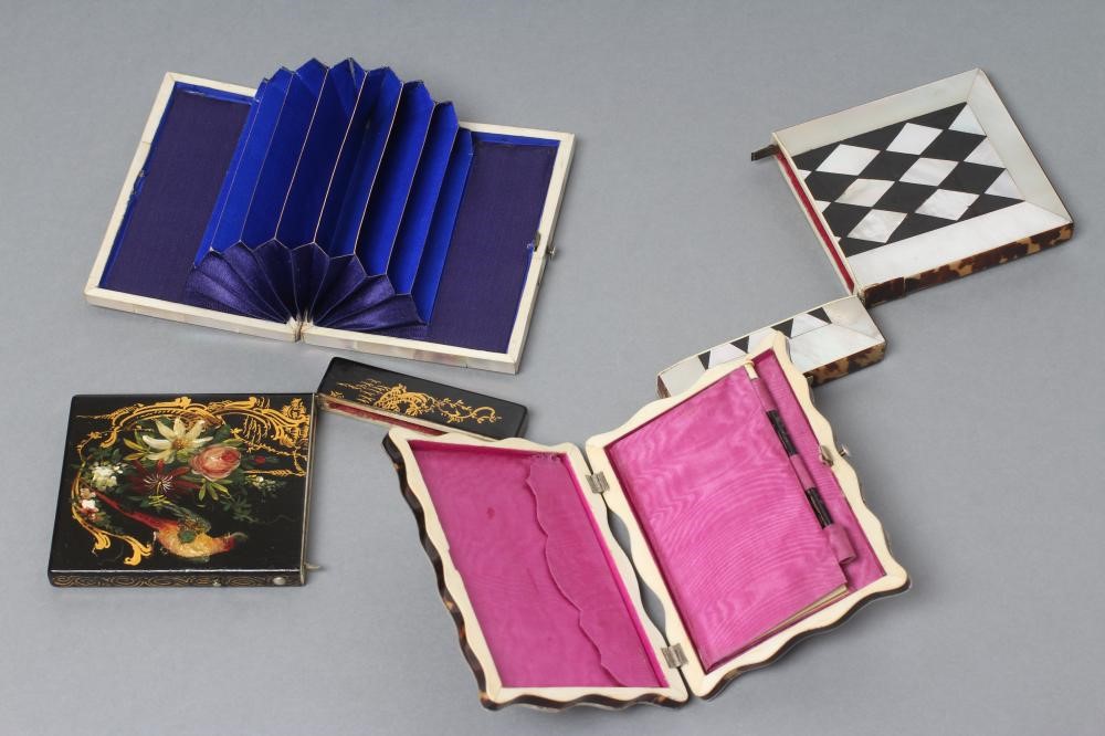 THREE VICTORIAN VISITING CARD CASES Image