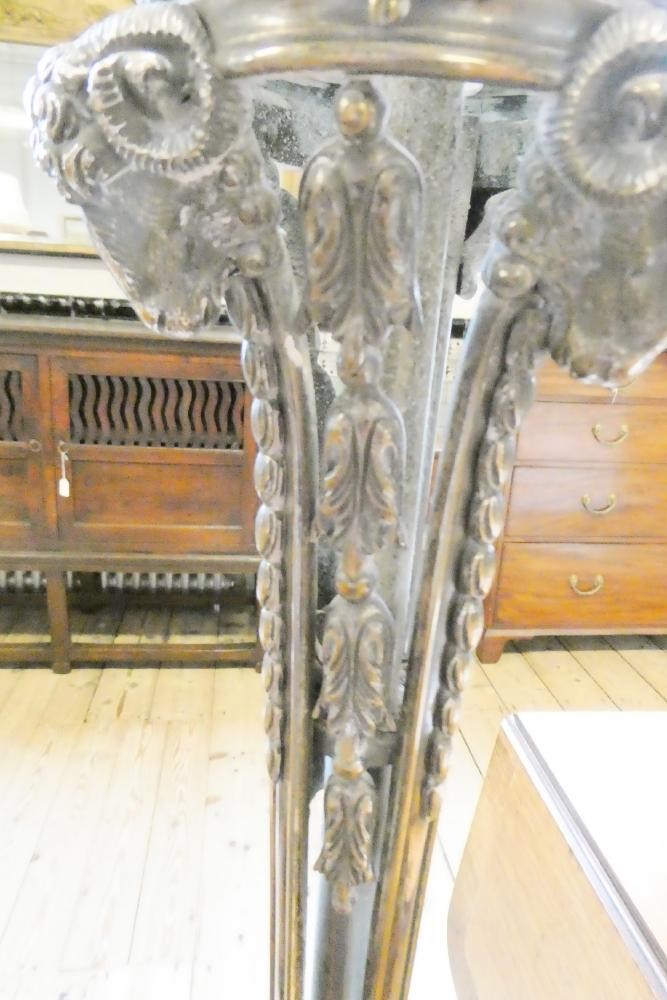 A PAIR OF EDWARDIAN SILVER PLATED STANDARD LAMPS in the neo classical style Image