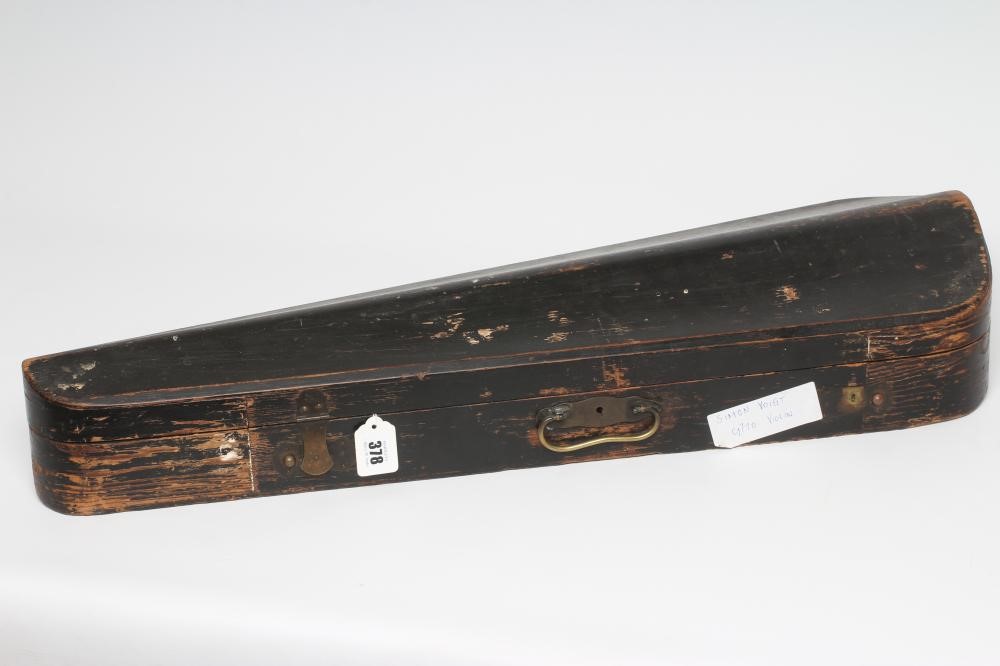 A GERMAN VIOLIN with two piece back Image