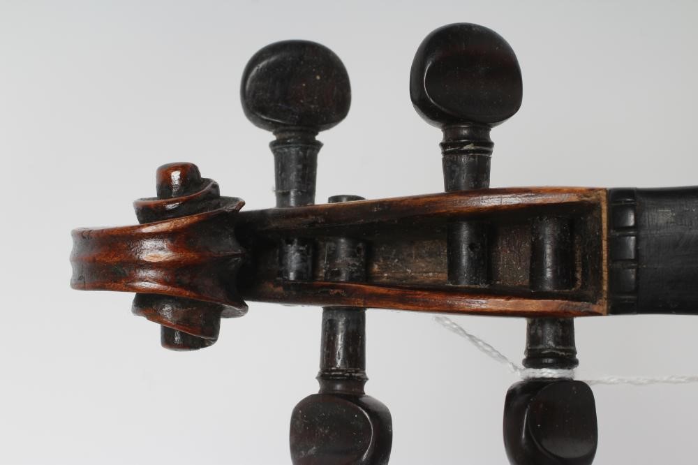 A GERMAN VIOLIN with two piece back Image