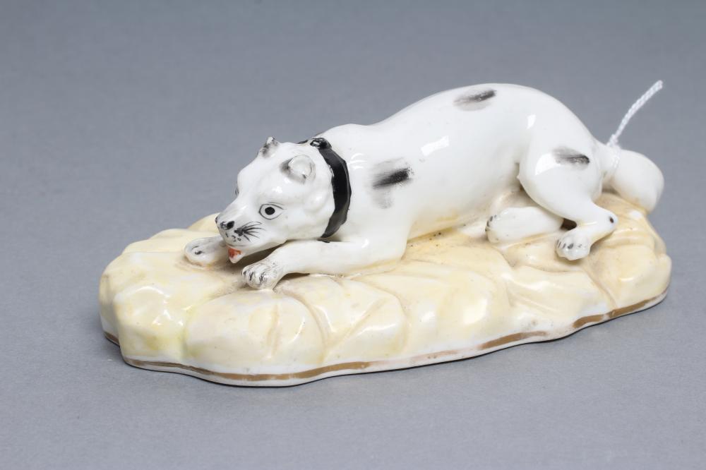 A SAMUEL ALCOCK PORCELLANEOUS MASTIFF Image