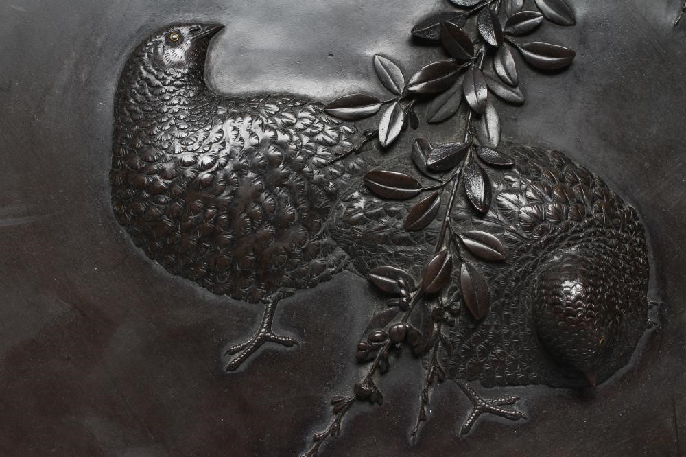 A JAPANESE BRONZE ROUNDEL Image