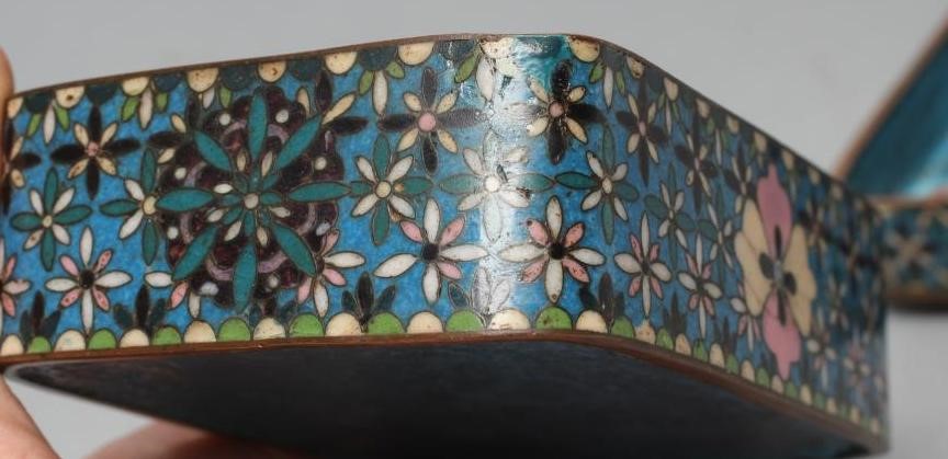 A JAPANESE CLOISONNE ENAMEL SMALL BOWL Image