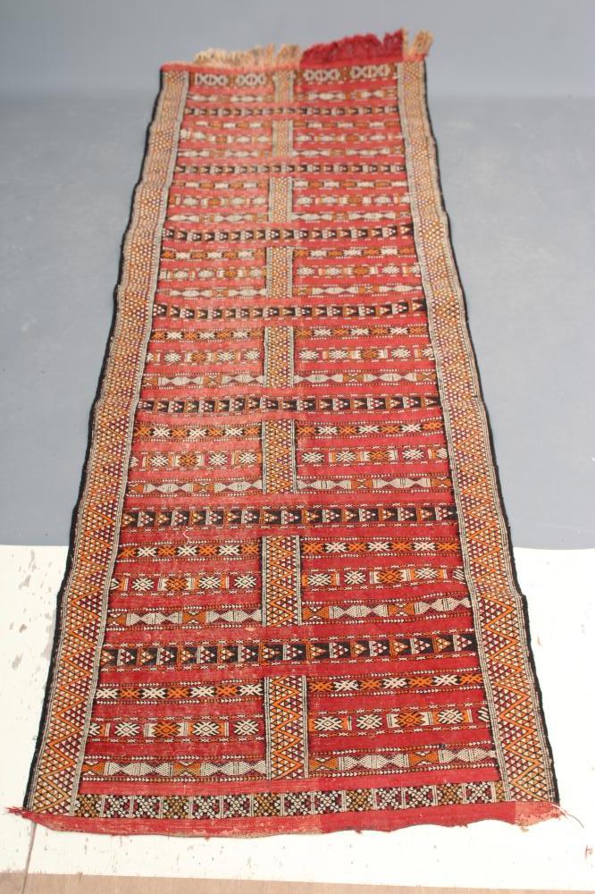A MOROCCAN FLATWEAVE RUNNER Image