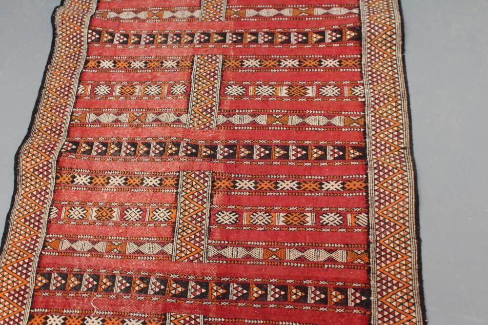 A MOROCCAN FLATWEAVE RUNNER Image