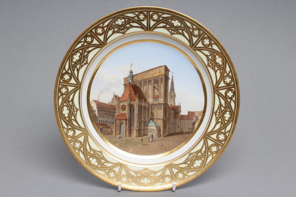 A MEISSEN PORCELAIN CABINET PLATE Image