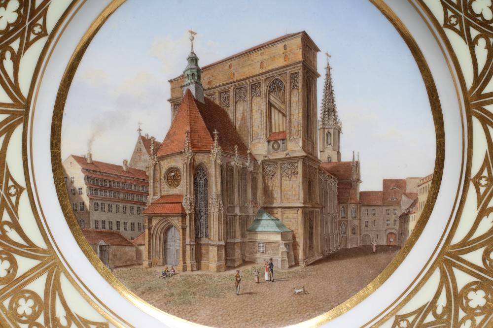 A MEISSEN PORCELAIN CABINET PLATE Image